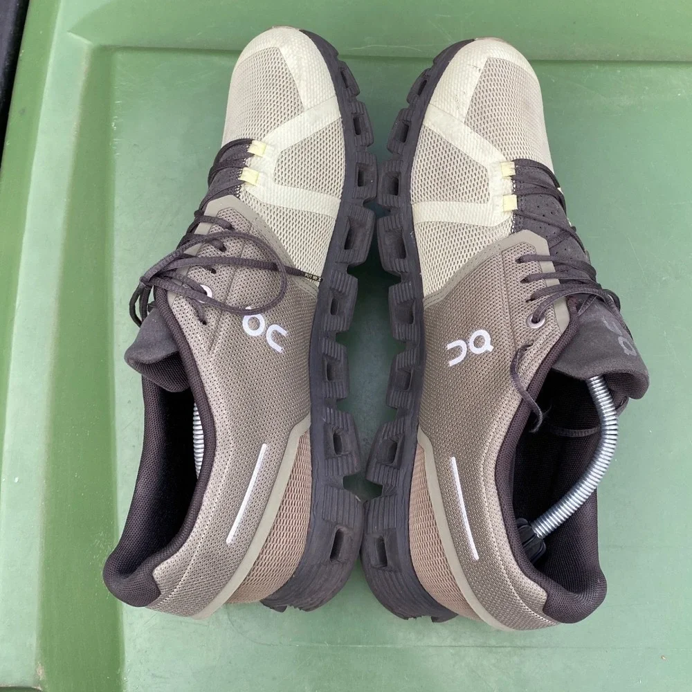 On Running Cloud Men's Running Shoes - Olive/Charcoal